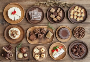 Fototapeta premium Assorted Sweet Treats Display
