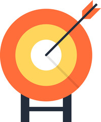 Targeting flat web icon concept