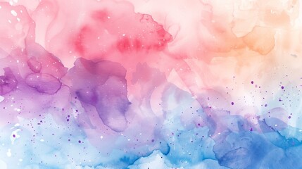 Fototapeta premium Abstract colorful watercolor paper textured illustration for grunge design, vintage card, templates