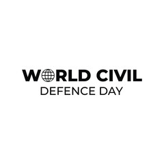 World Civil Defence Day observed on March 1st, 1st March 1931 to raise awareness of World Civil Defense Day, Vector illustration for World Civil Defence Day.