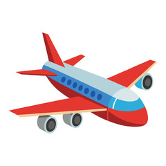 vector illustration of airplane