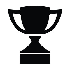 Award Trophy Silhouettes Icons