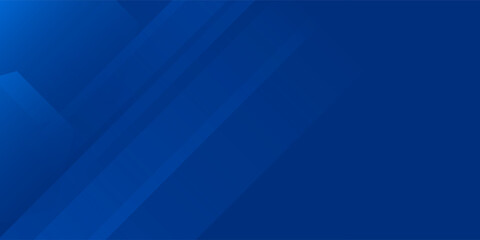 Modern abstract blue background with glowing geometric lines. Blue gradient hexagon shape design. Futuristic