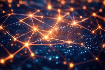 Obraz premium A digital circuit board background featuring intricate connections and pathways, symbolizing the backbone of modern computing and artificial intelligence.