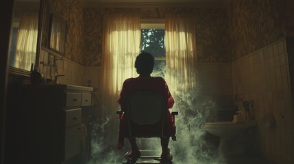 Modern stairlift improving accessibility in a brightly lit home interior with assistive technology