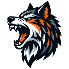 Wolf vector and illustration.