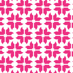 Beautiful Pink Flower Seamless Pattern