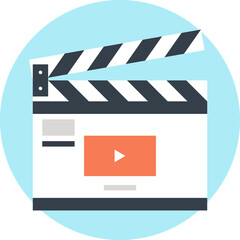 Fototapeta premium Action flat web icon