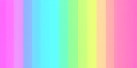 Obraz premium Vibrant vertical bars showing a gradient palette of pastel colors