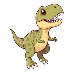 Obraz premium T-Rex Dinosaurs vector illustration isolated on white background