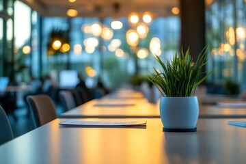 A well-lit conference setting where construction industry experts debate sustainable building solutions and materials.