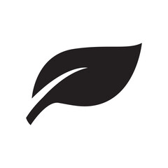 Leaves icon design isolated on white background.