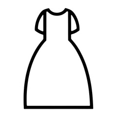dress icon isolated PNG transparent