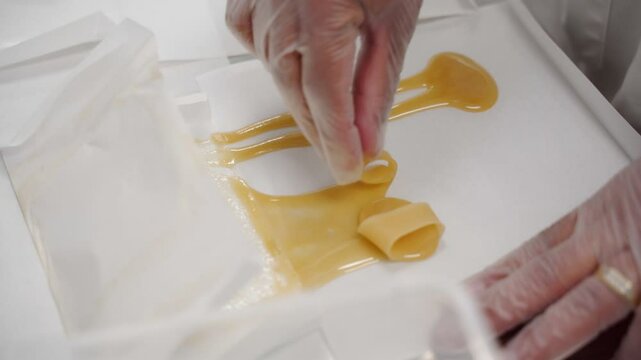 Pulling Live Rosin Off of Parchment Paper