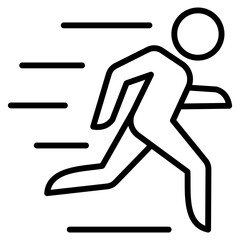 body movement single icon