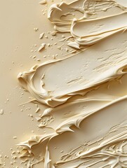 Beige creamy cosmetic textures background