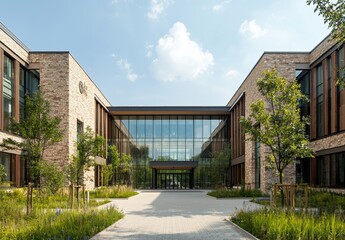 The modern campus of the Jagiellonian University is located in Krakow, Poland