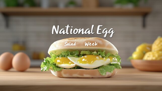 National Egg Salad Week, illustration