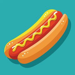 hot dog vector