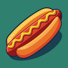 hot dog vector