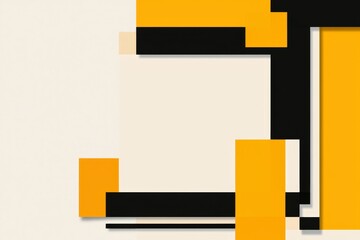 Abstract shapes graphic design digital artwork minimalist style close-up view modern aesthetics