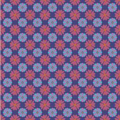 seamless floral pattern with flower purple wallpaper cover