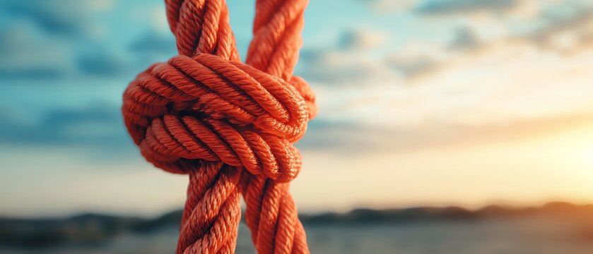 Motivational strength boot camp, resistance bands under bright, open skies - Powered by Adobe