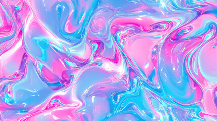 Colorful abstract pattern with pink and blue swirls