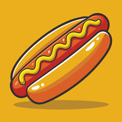 hot dog vector