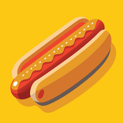hot dog vector