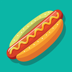 hot dog vector