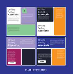 flyer template and social media template