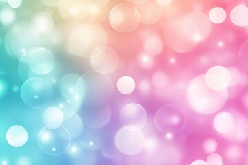 Obraz premium Pastel rainbow bokeh background.