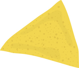Hand drawn nachos chips illustration