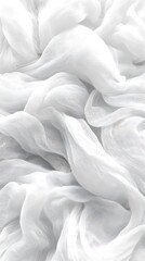 Obraz premium Pure White Fabric Texture Creates a Soft, Gentle Backdrop Design