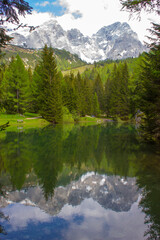 Landscape in the Austrian Alps of the Dachstein region (Styria in Austria)