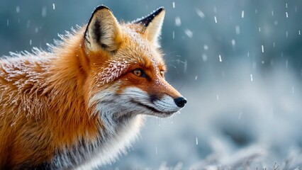 Frozen Gaze: A Fox In the Winter 