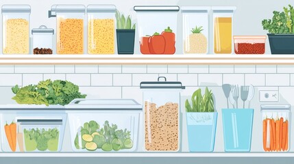 Organized Pantry: A Visual Guide to Efficient Food Storage