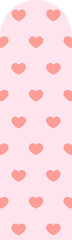 Washi Tape With Hearts Pattern