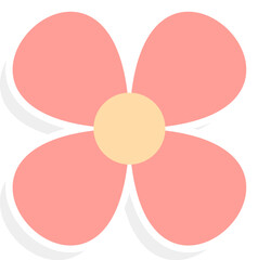 Flower Shape Sticker