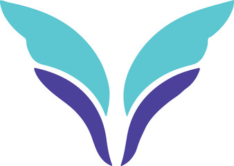 butterfly vector illustration of logo.