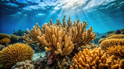 Dominica Champagne Reef Soft Coral Minimalist Underwater Photography