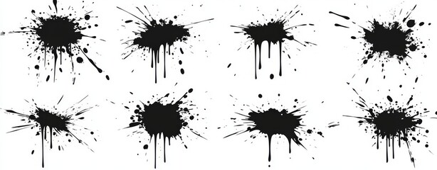 Black ink circles with a modern, grungy twist. Brush-drawn, textured forms. Chinese and Korean design influences. Japanese enso zen circles. The elements are unified. Sun symbols