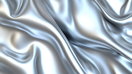 Obraz premium A seamless silver texture with a smooth, shiny surface, transitioning from a soft grey to bright silver
