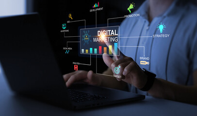 Attract organic traffic for big sales.Digital marketing for promotion of products with social media, email, website and channel search engine.Digital Marketing development and goals strategy.