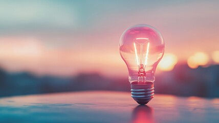 Strategic Innovation and Visionary Leadership with Incandescent Light Bulb
