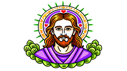 Jesus isolated on transparent background png