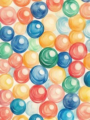 colorful plastic caps