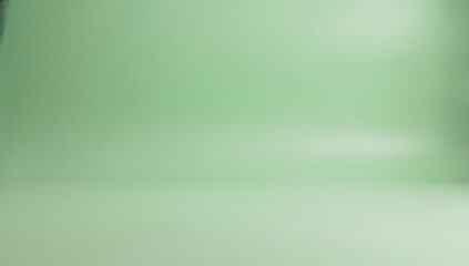 Obraz premium Empty Green Studio Background