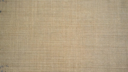 Beige woven fabric texture background